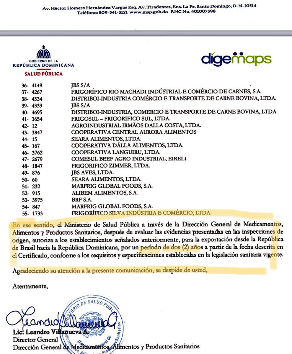 CarlosAmaranteB's tweet image. La pequeña élite empresarial que dirige el país (PRM), va a dar tiro de gracia a la producción de carne de res, pollos, cerdos y embutidos del país, al pretender autorizar a mataderos brasileños a exportar carnes y productos cárnicos hacia acá. ¡Pobres productores! ¡Vaya Cambio!