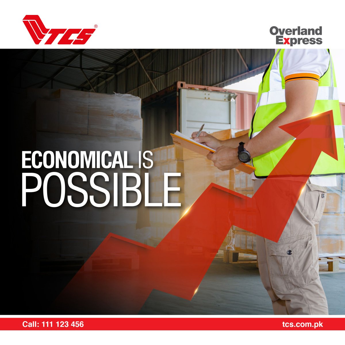 tcs_couriers's tweet image. When you want to send shipments without breaking the bank, TCS Overland Express provides the solution and the peace of mind that your cargo is handled by the largest and the most efficient network in Pakistan.
#TCS #TCSLogistics #FlexibleSolutions #ReliablePartner #Cargo