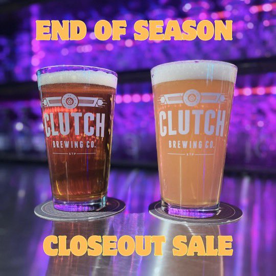 🚨 END OF SZN SALE🚨
The Dry Hopped Hefewinezen &amp; Ode To Summer Lemon Pale Ale are now on sale until they’re gone! 

🌞Ode To Summer: $4 pints
😎Hefewinezen: $5 pints 
🥳 $2 off those sale prices during Wednesday Happy Hour from 3-6pm
