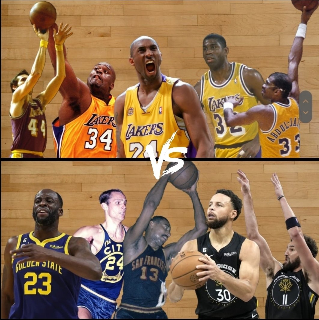 June's Court: NBA I GOT FIVE ON IT

Where we pick each NBA franchise best starting five of all time.

Los Angeles Lakers vs. Golden State Warriors

*Now I know, Hands down Lakers will win 

#Lakers #Warriors #IGotFiveOnIt #nbabasketball #shaq #Kobe #MagicJohnson