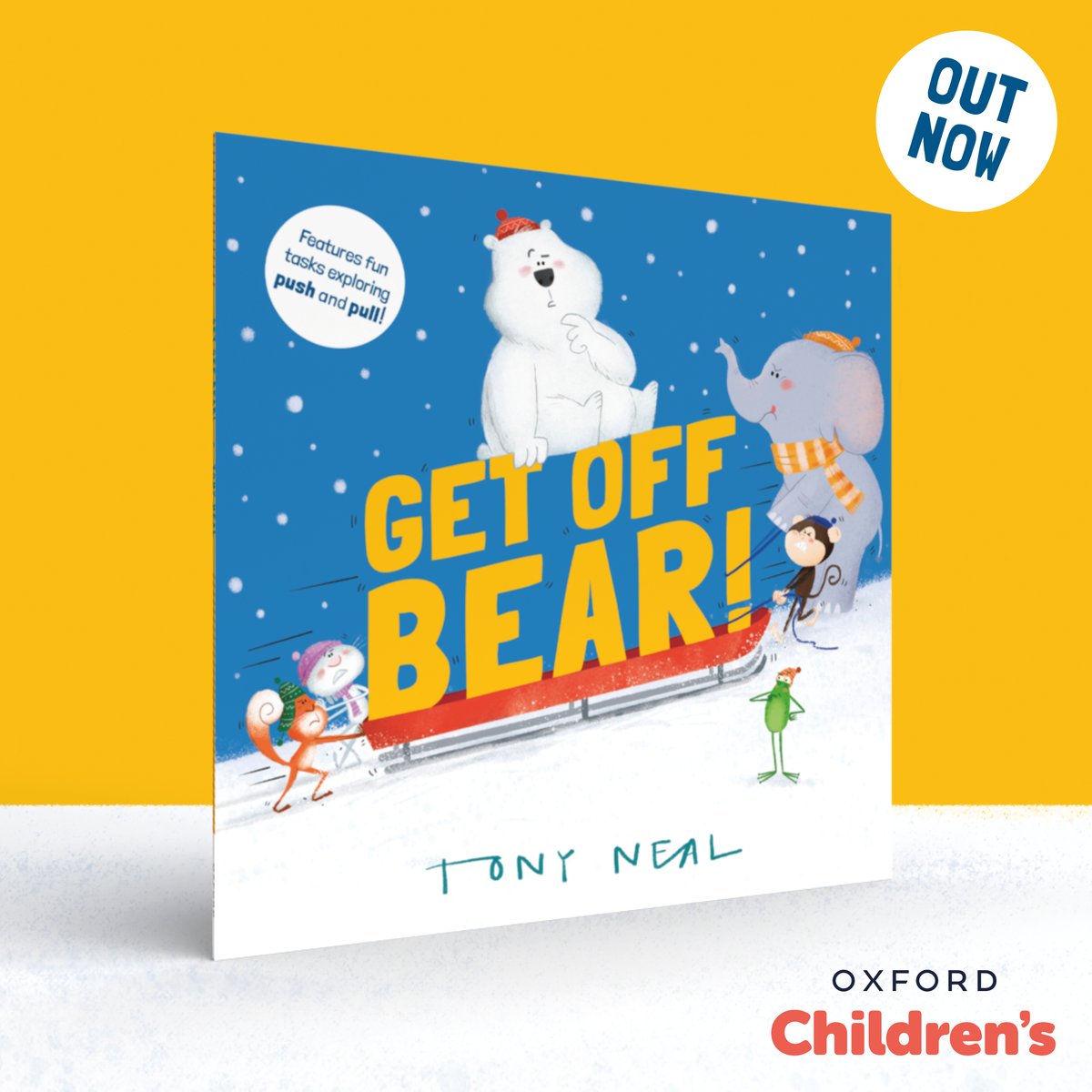 Get Off Bear! A hilarious introduction to early science concepts, part of our Animal Academy series🔬🐻

Bright, engaging artwork by @Tonynealart

Out Now! ow.ly/YGp750Q3tiY