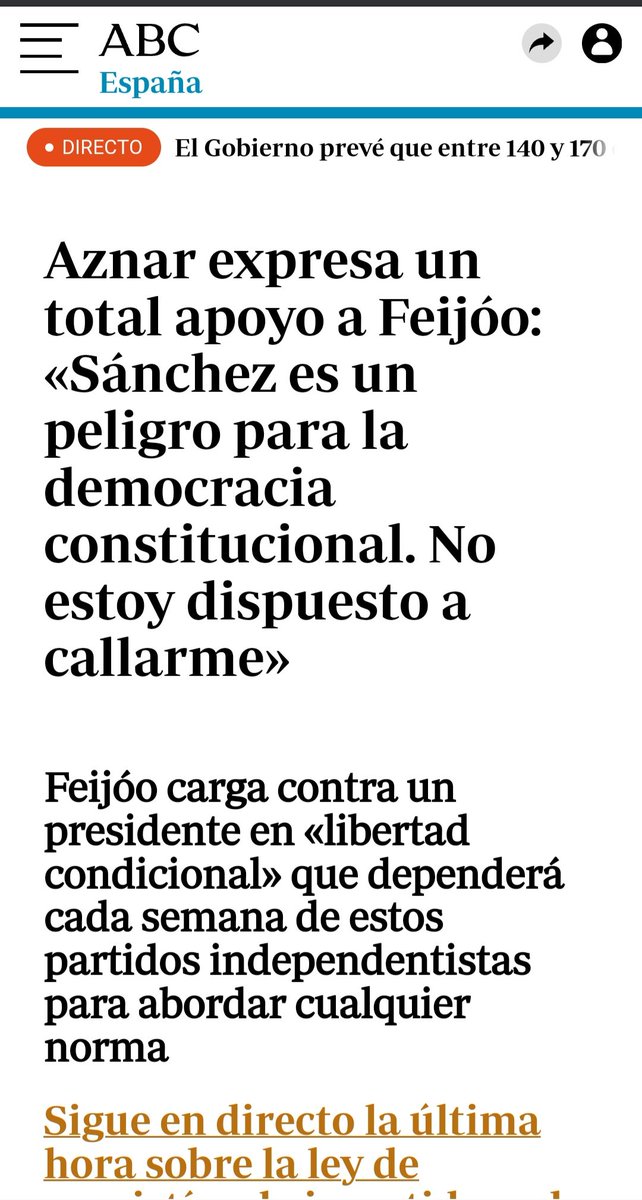 xoanadafonte's tweet image. La cólera del Sr de la Guerra le acompaña...
#LuciferAznar alienta con un 'golpe' dispuesto a hacer lo que sea
El #AmigoDelNarco dice q Sánchez nos lleva al precipicio constitucional
✔️Ellos SÍ, SON UN PELIGRO FASCISTA!!
Espero que la España normal y democrática les pare los pies