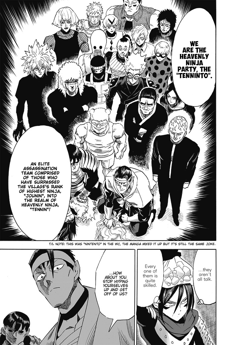 Jai_Dev_TT's tweet photo. Ninjas everywhere. π ONE and Murata are GOATs for coming up this much names and titles, respect.
#OnePunchMan195 https://t.co/RMEXWhekyS