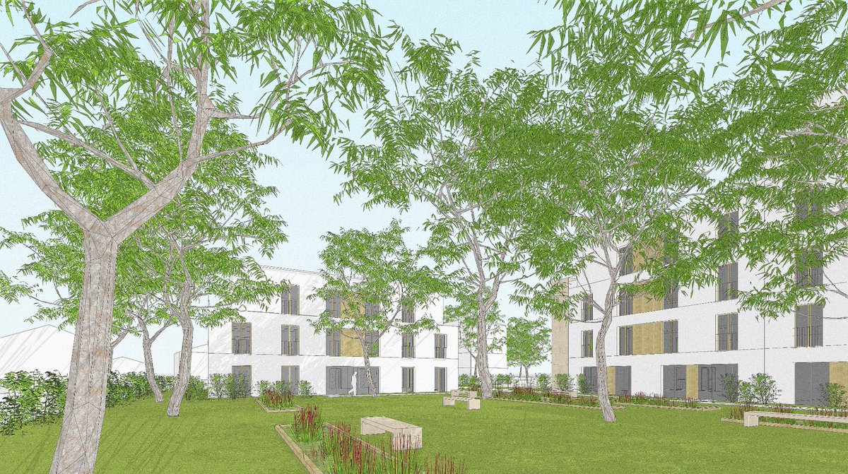 UTEI_Promoteur's tweet photo. Nous sommes heureux de nous engager aux côtés de la Ville de Sainte-Foy-lès-Lyon pour donner une seconde vie à l'ancien centre scolaire Chantegrillet !
Un projet d'habitat mixte né d'une réflexion sur la notion d'inclusivité qui s’accompagne d’une architecture sobre et élégante. https://t.co/9Vyzxsd2Nv