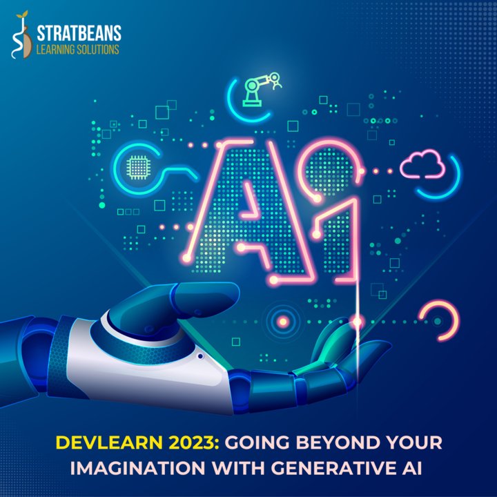 stratbeans's tweet image. Get an exclusive peek into the noteworthy moments of our presence at the recent DevLearn event in Las Vegas. Know key insights on the emerging scope of Generative AI on business transformation.
Refer the link for more details- lnkd.in/dTKFDD5P
#devlearn2023 #lnd