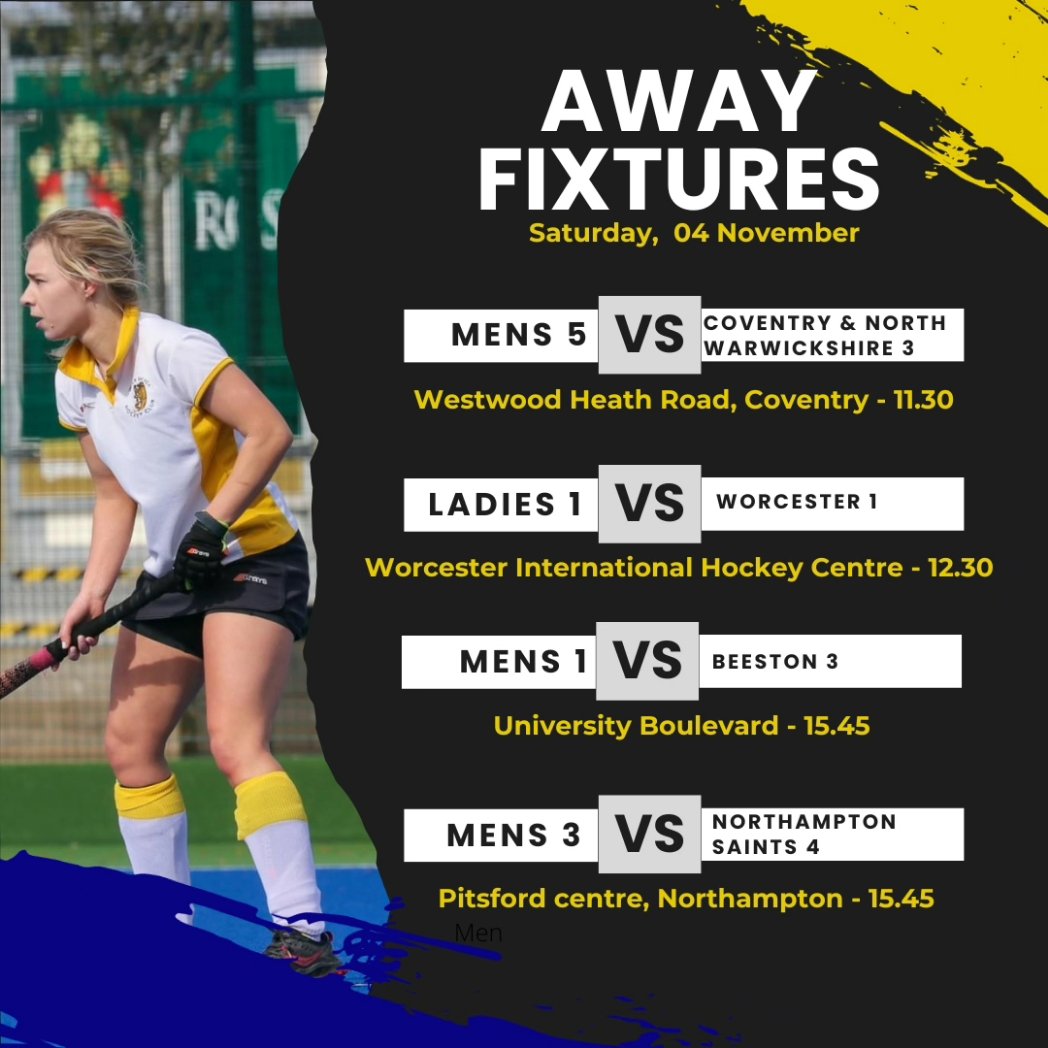 We're back after a week off for another big week of games! 
It's looking like a wet weekend, but there's lots of home games to get down and support! 💙💛