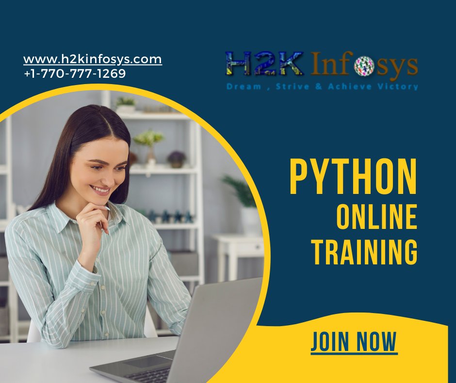 MadhuSudhan312's tweet image. Python Online Course with H2KInfosys
@h2kinfosys offers an exceptional Python online course that will empower you to master this versatile language.
Enroll Here: bit.ly/43SLdfk
📞+1-770-777-1269✉️training@h2kinfosys.com
#python #h2kinfosys #onlineclasses #onlineclasses