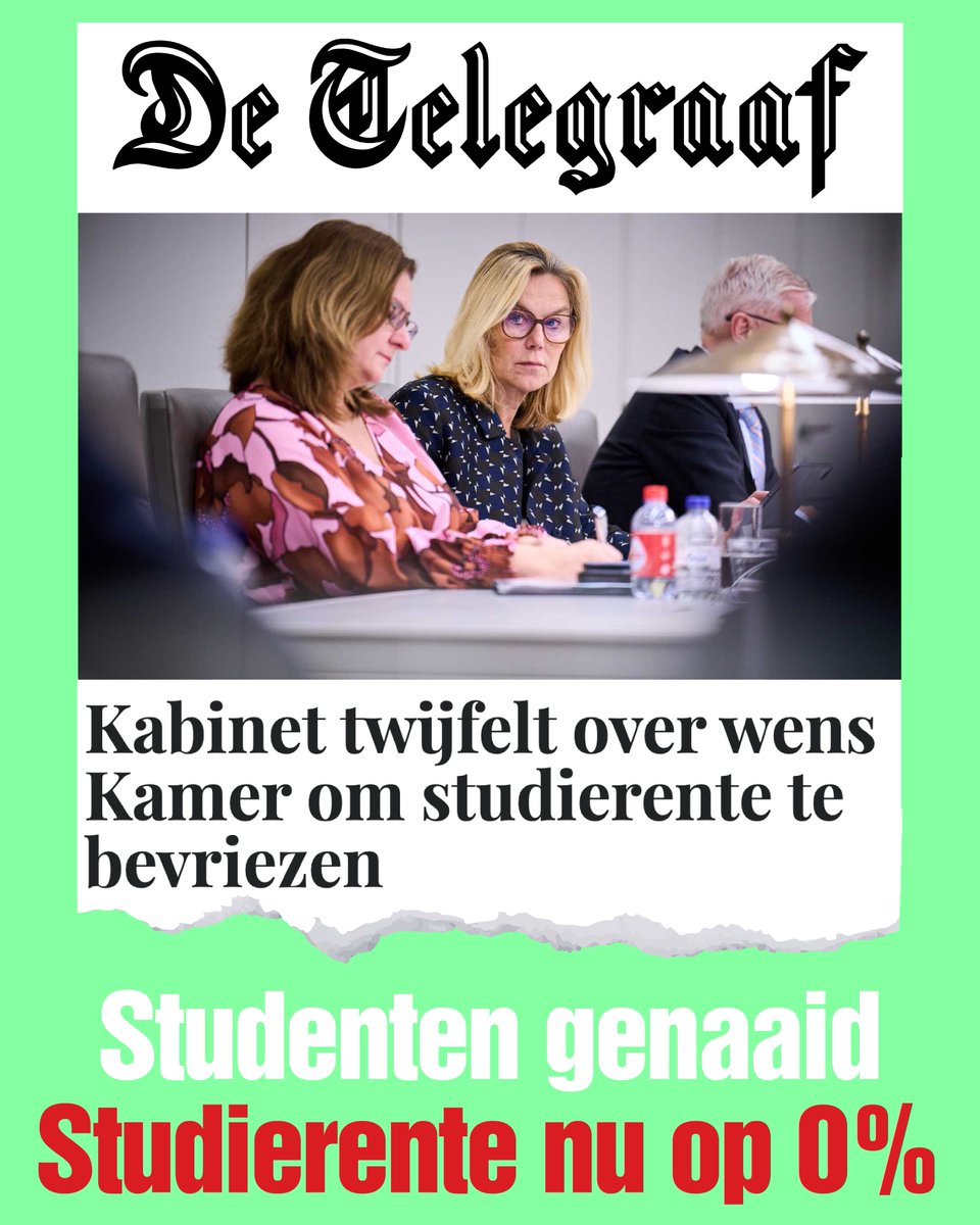 SPjongeren's tweet photo. Stop met studenten naaien, zet die rente op studieschulden op 0%!

Iedereen moet kunnen studeren zonder torenhoge schulden. #GeenPleisters https://t.co/6c0HHfwr7u
