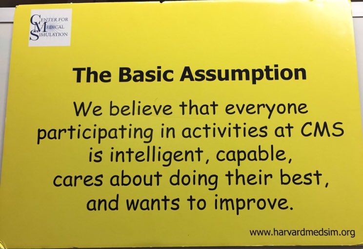 Jeff Cooper discusses the importance of holding the basic assumption for your interprofessional colleagues - and remaining curious @GetCuriousNow @MedSimulation #SEA23Fall