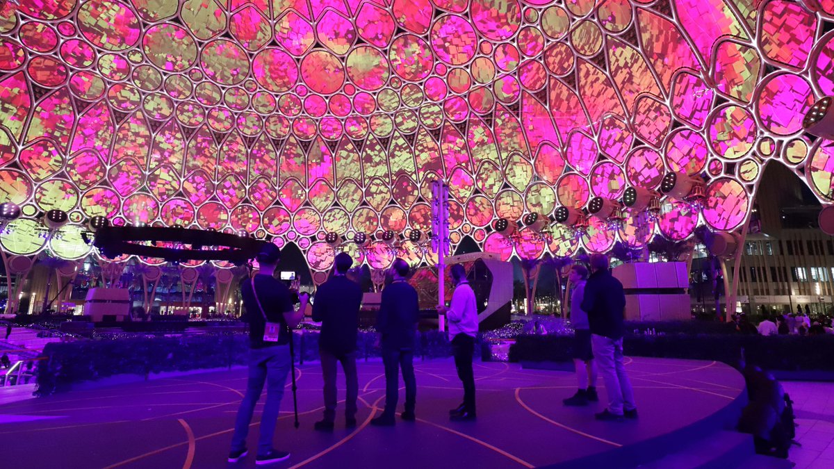 notchvfx's tweet image. On behalf of the entire Notch team, we would like to offer our heartfelt congratulations to the team at Bild Studios on their newly awarded @GWR Guinness World Record for the largest interactive, immersive dome in the world at the Al Wasl Plaza, Dubai. This installation is also…