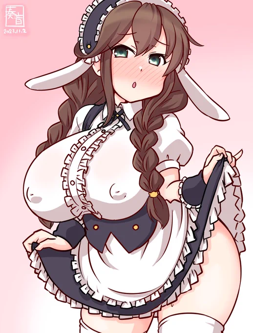 「いつでも、能代は対応可能です!」#艦これ版真剣お絵描き60分一本勝負_20231102#能代 