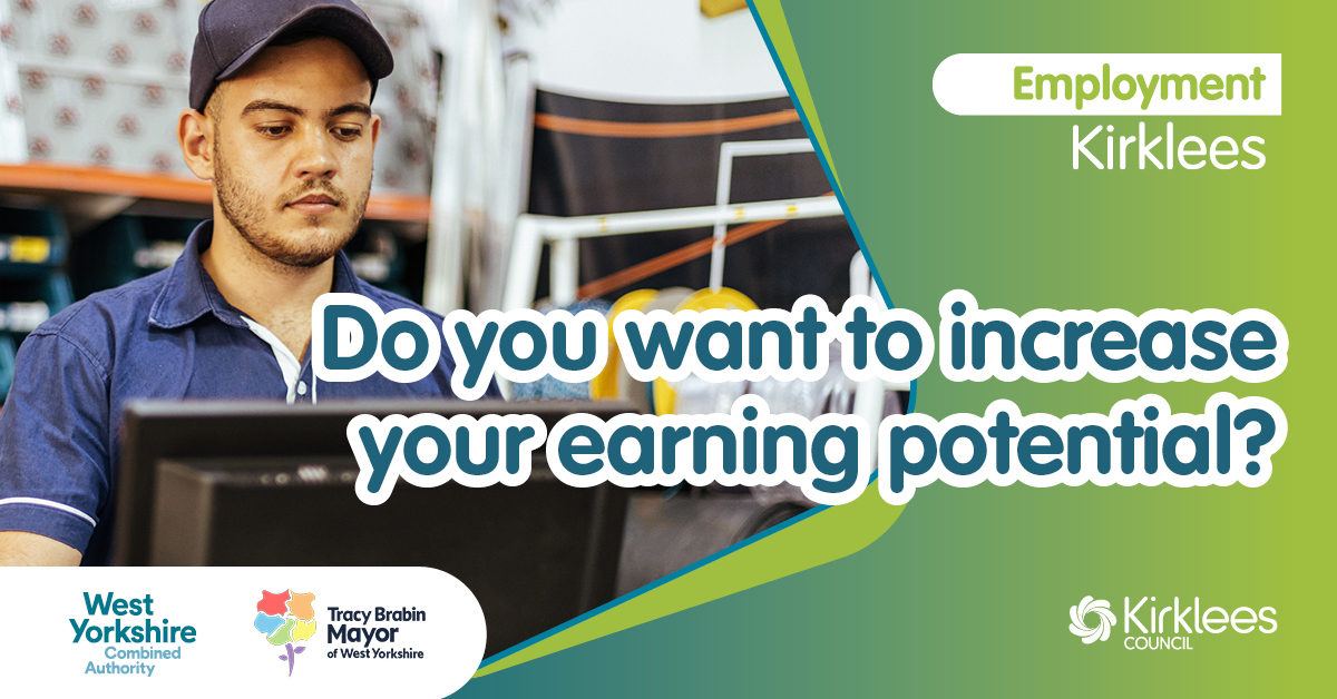 Paddock Trust (@paddock_trust) on Twitter photo Do you want to increase your earning potential? Our team can help.
Contact us on 01484 225016 and ask for Employment Kirklees or visit bit.ly/3qXdB1i to find out more.
<a href="/KCEmployskills/">Employment and Skills Kirklees Council</a> Do you want to increase your earning potential? Our team can help.
Contact us on 01484 225016 and ask for Employment Kirklees or visit bit.ly/3qXdB1i to find out more.
<a href="/KCEmployskills/">Employment and Skills Kirklees Council</a>