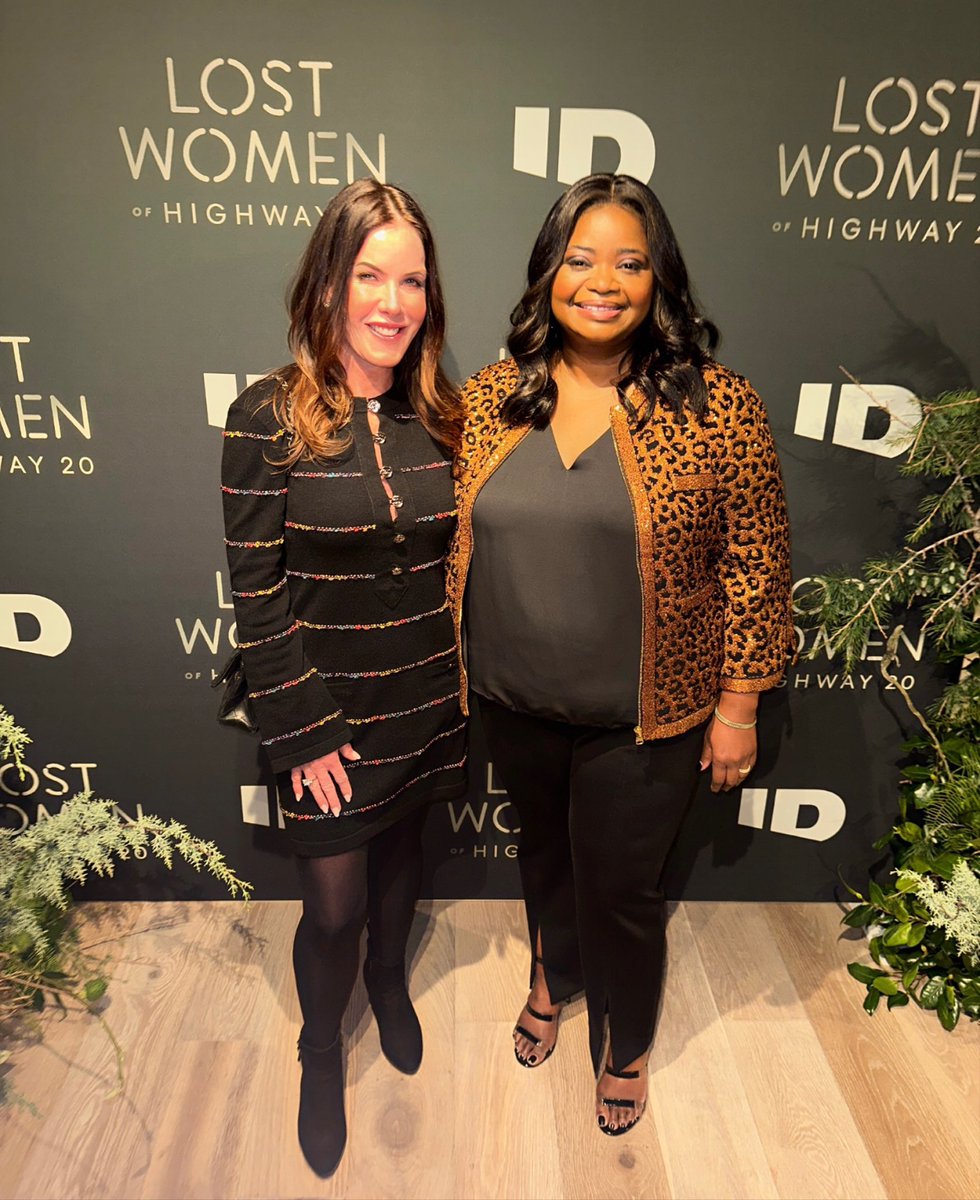 What a pleasure to see @octaviaspencer and get a sneak peek of her new @DiscoveryID project #lostwomenofhighway20 ❤️🔎🎬 Series Premiere Sunday 11/5 #investigationdiscovery #womeninfilm #octaviaspencer #kirareedlorsch #idaddict @WomenInFilm