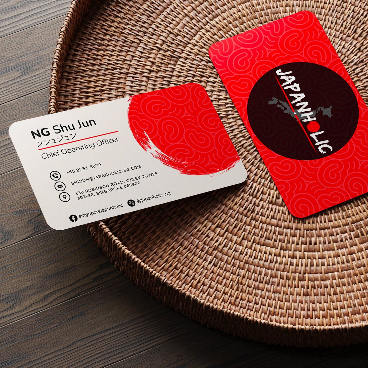 inPixelHaus's tweet photo. Business cards aren’t just about contact details, they’re a sneak peek into your brand’s personality. Check out our latest design for JapanHolic 📇
#inPixelHaus #NameCard https://t.co/zWPBOgddEH