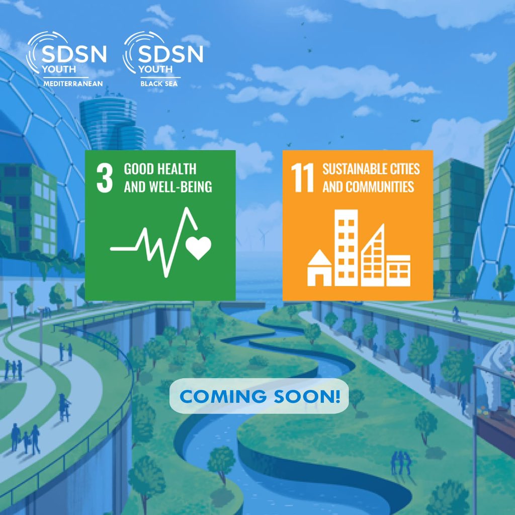 <a href="/SDSNMed/">SDSN Mediterranean</a> and <a href="/sdsny_blacksea/">SDSN Youth Black Sea</a> are working together for an upcoming #event 

Can you guess what is this about?🧠🌱🏙️♻️