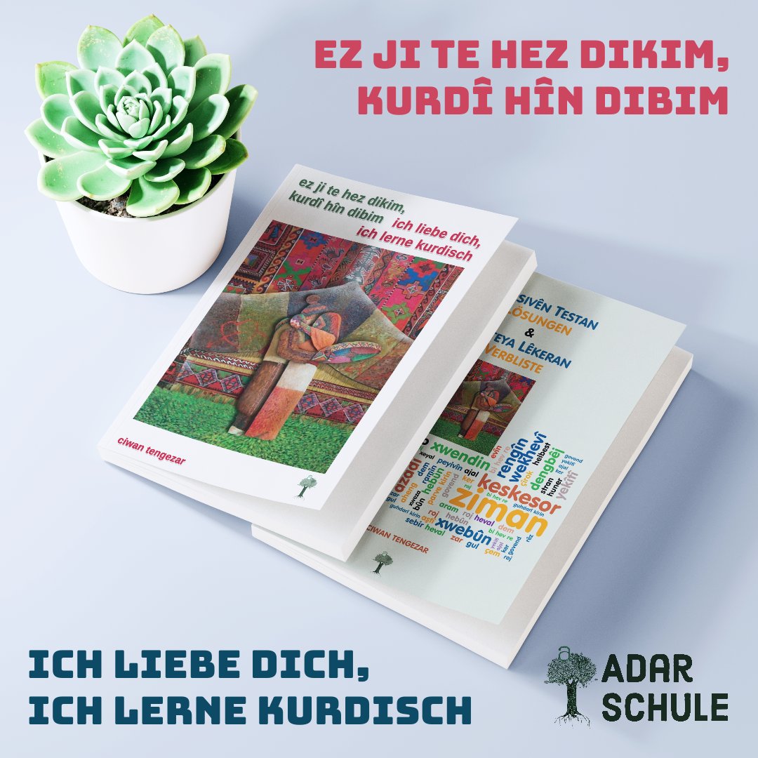 KURDISCH LERNEN
mit
"Ich liebe dich, ich lerne Kurdisch - ez ji te hez dikim, kurdî, hîn dibim"
🌳
@adar_schule
kurdisch-lernen.de
🌳
#kurdisch #kurdischlernen #kurdish #adarschule #kurdî #kurdi
