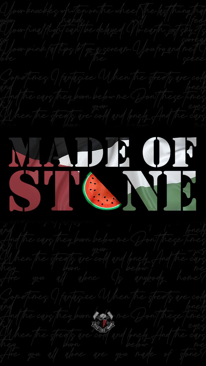 Strong as a stone, staunch like the birds of the coming storm.