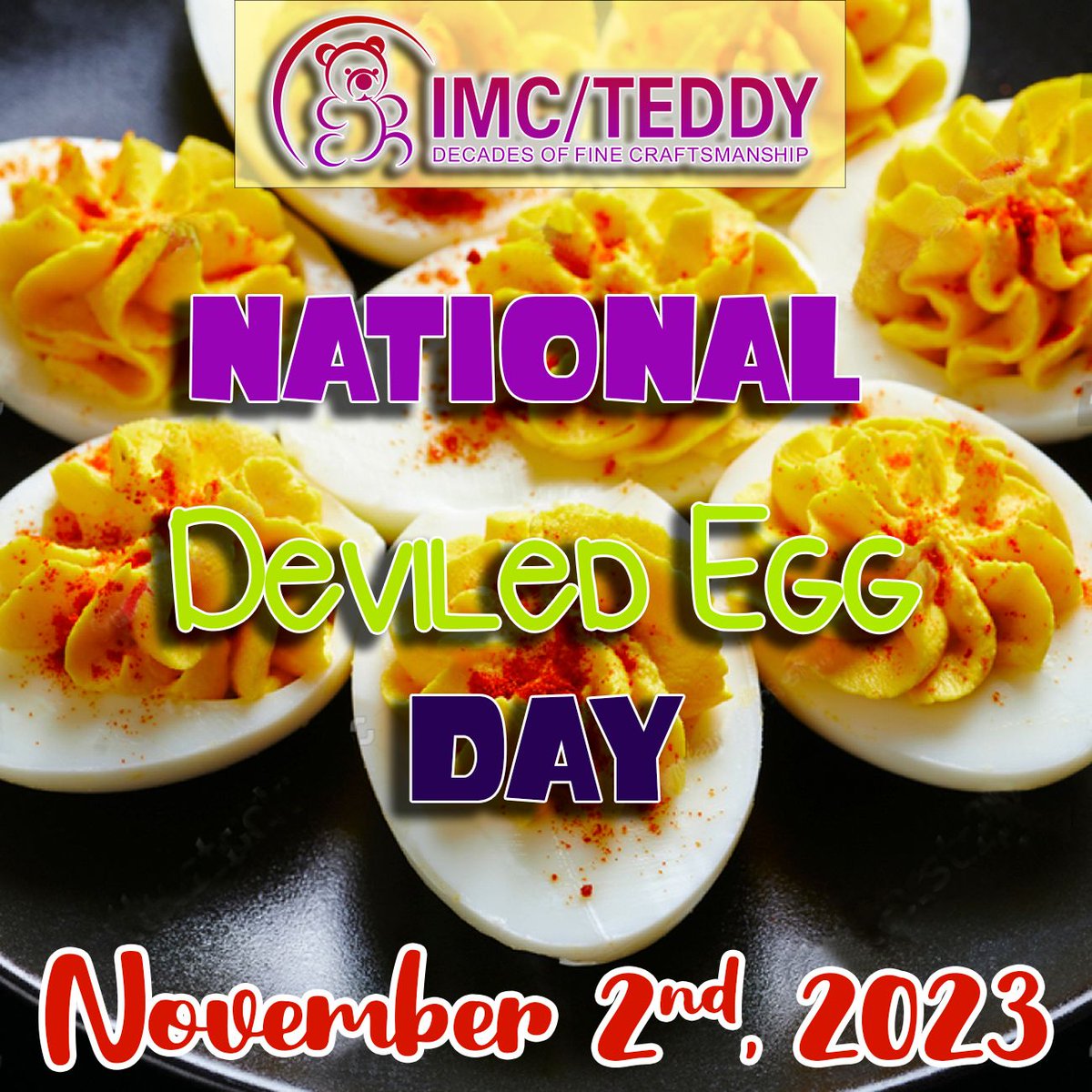 IMCTeddy's tweet image. 🥚  Today we celebrate the classic side dish known as deviled eggs. There are numerous ways to make deviled eggs, but the most common way is adding mayo &amp;amp; mustard to the yolk. What is your favorite method to prepared deviled eggs?

#NationalDeviledEggDay #DeviledEgg #Eggs