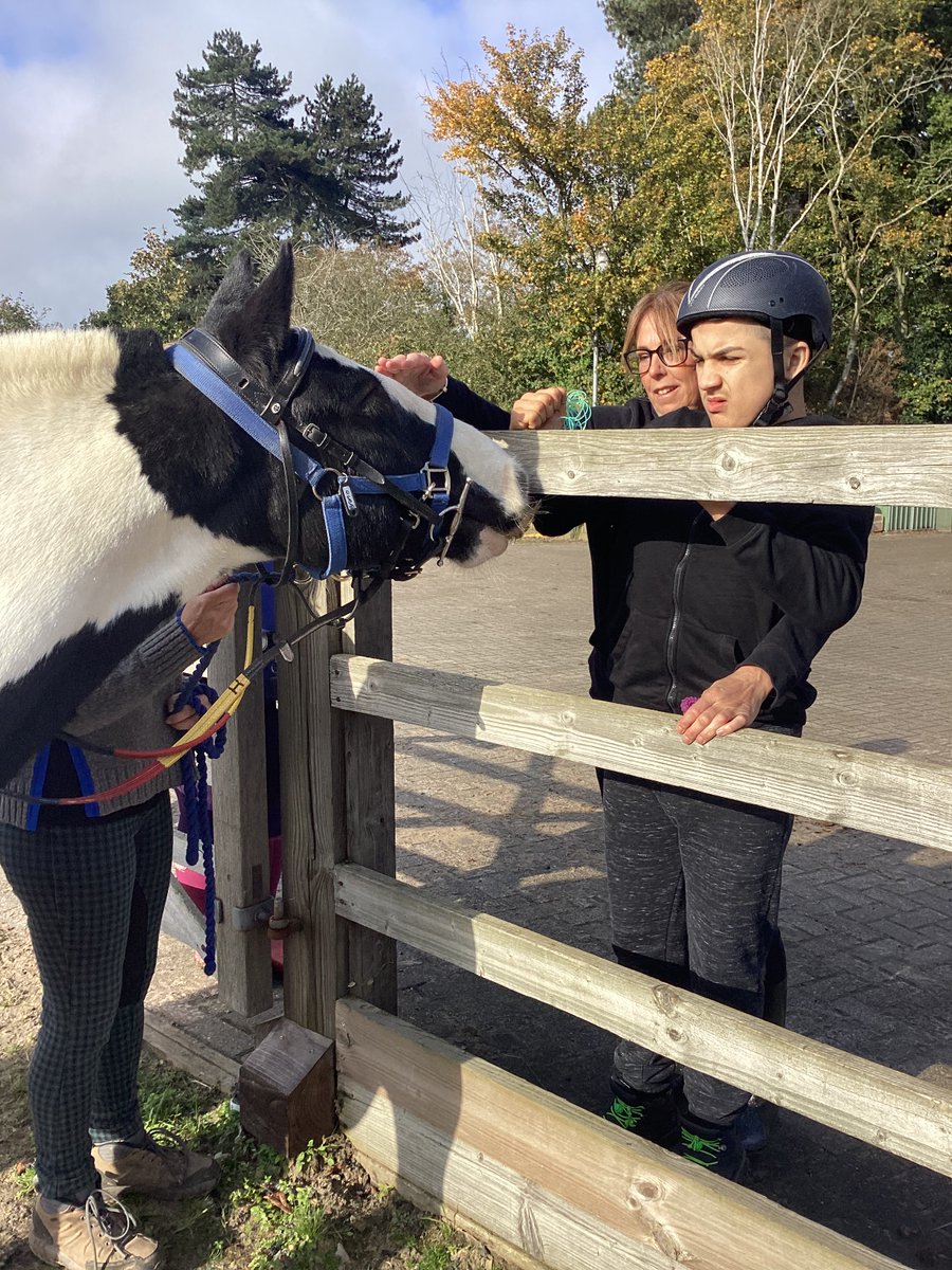 Some photos from horse riding on Tuesday! 🐴#horseriding #schooltrips #SENSchool #specialeducationalneeds #haroldhill #limetrust #horses #autumn