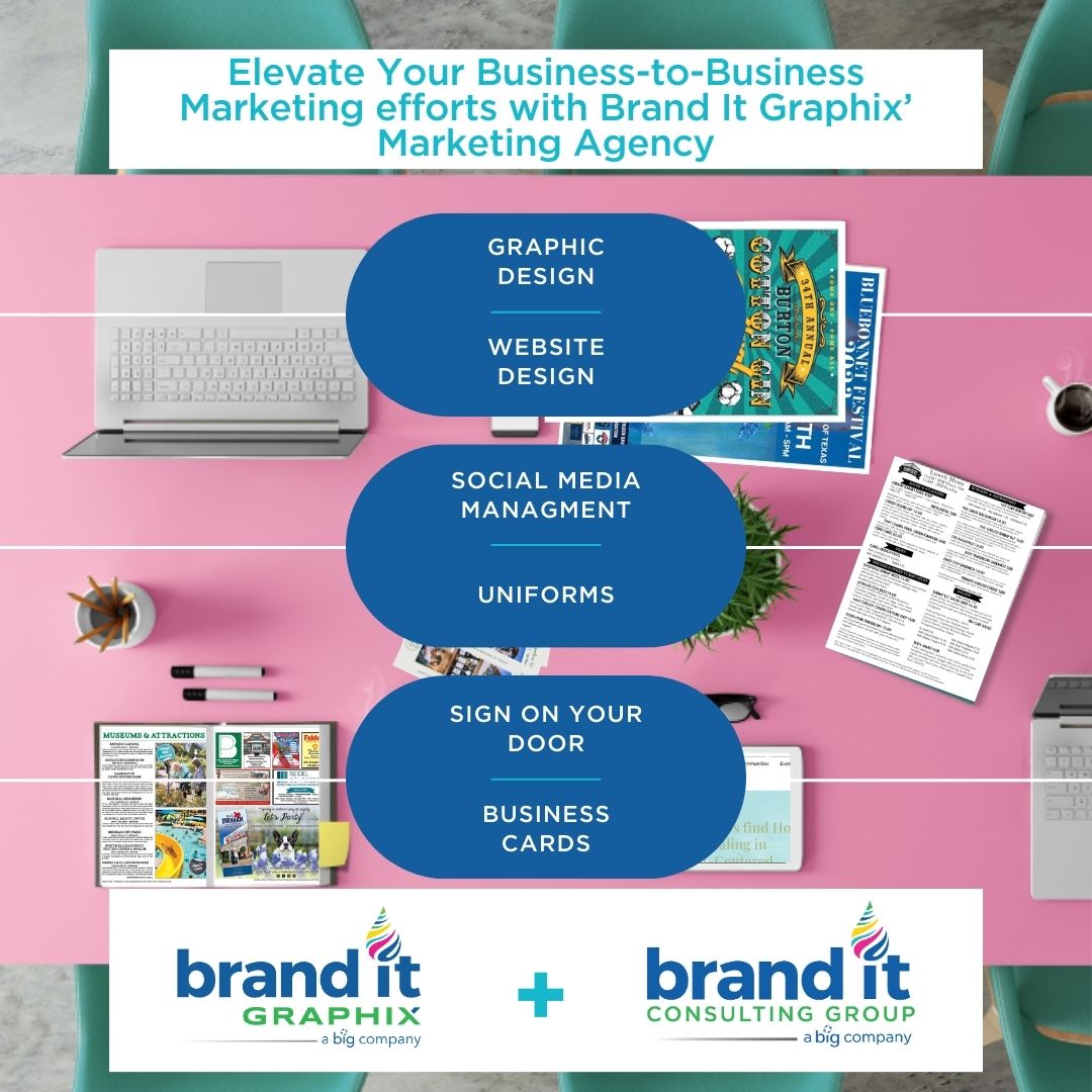 BrandItGraphix's tweet photo. Elevate Your Business-to-Business Marketing efforts with Brand It Graphix’ Marketing Agency, Brand It Consulting Group.

Contact us today, and let’s embark on this journey together. Together, we’ll unlock new levels of growth, innovation, and collaboration for your business. https://t.co/ig2cQES0z2