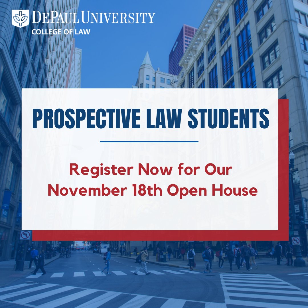 Our open house for prospective and admitted students will be held on Saturday, November 18, from 9:00 a.m. to 1:00 p.m.

Register here: ow.ly/SoXF50PYLGT
