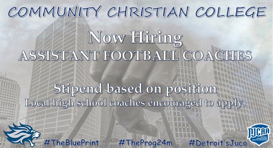 CCCLionsFB's tweet image. Reach out to @CoachJReardon if interested.  

#TheBluePrint #TheProg24m #DetroitsJUCO