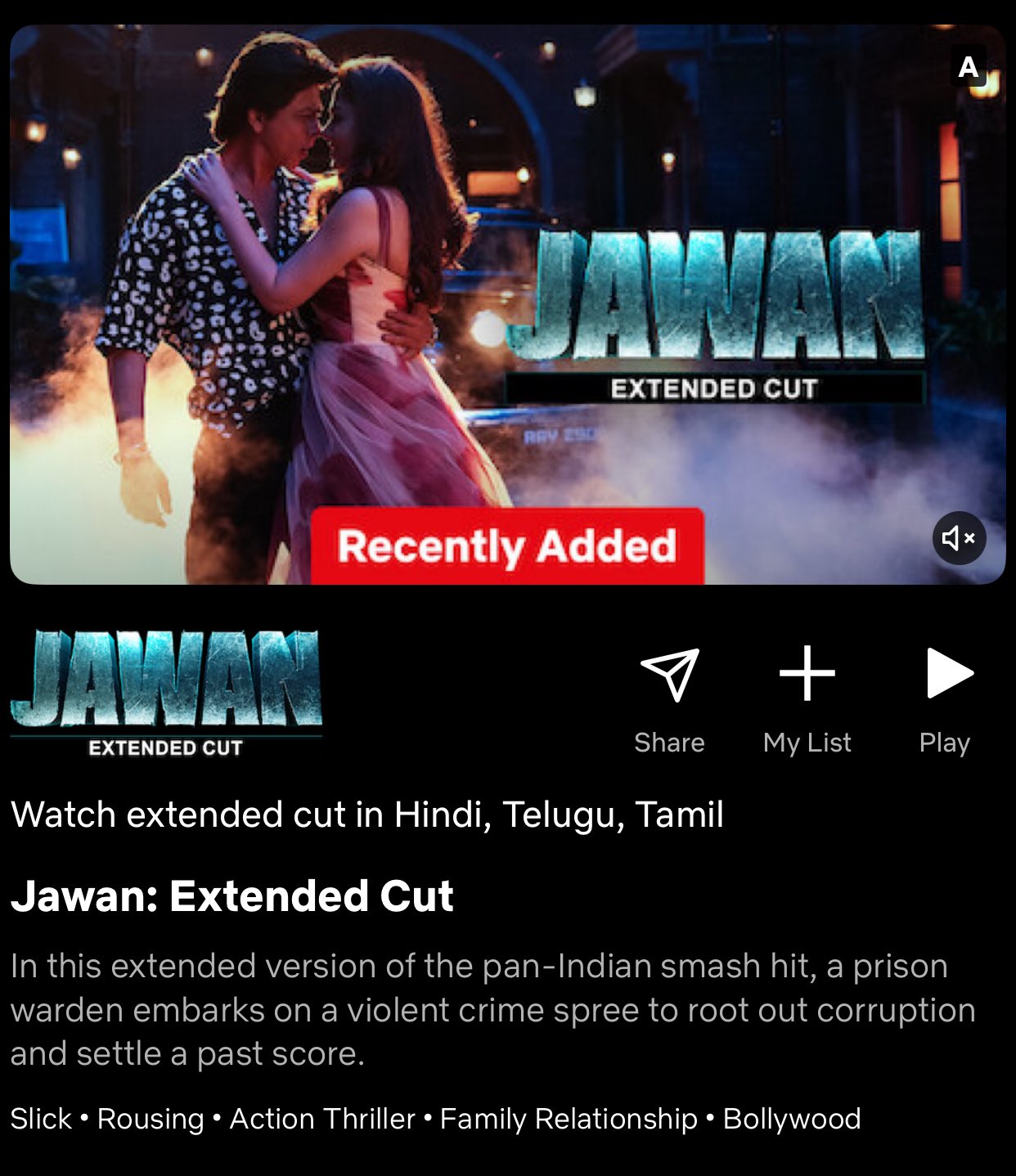 Watch Jawan: Extended Cut