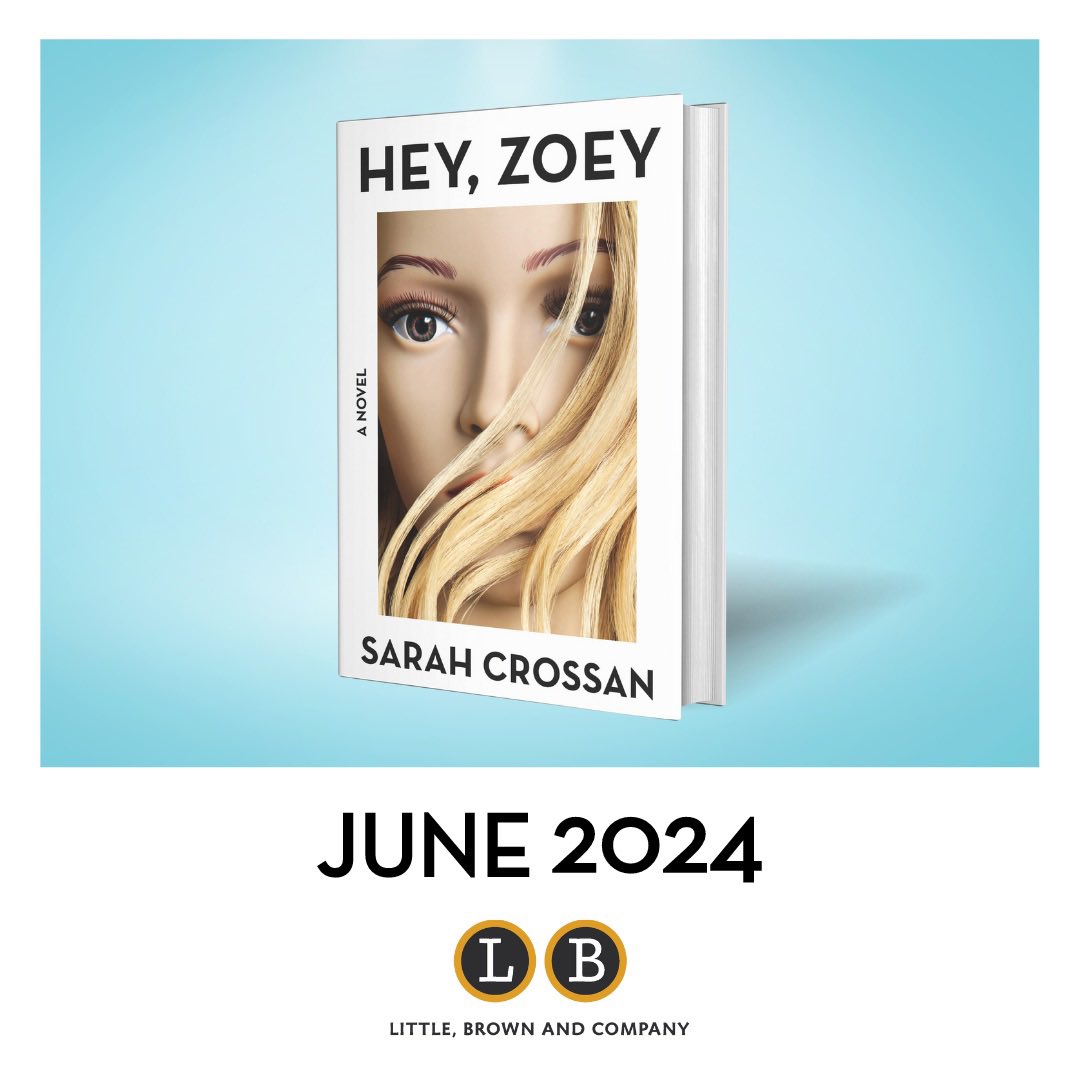 🌟 BOOK NEWS 🌟 
I have a new novel for adults called HEY, ZOEY coming May 2024 <a href="/BloomsburyBooks/">Bloomsbury Books UK</a> 🇬🇧🇮🇪 &amp; June 2024 <a href="/littlebrown/">Little, Brown and Co</a> 🇺🇸 And here is the incredibly stylish jacket designed by the brilliant Gregg Kulick