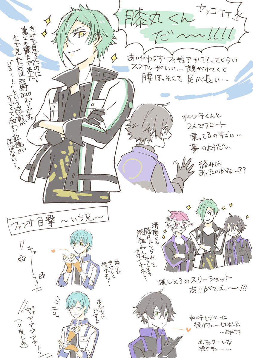 やっと8日間の日記が描けた〜!時系列はバラバラ。すえひろがり今までにないわくわくがいっぱいで楽しかったです! 