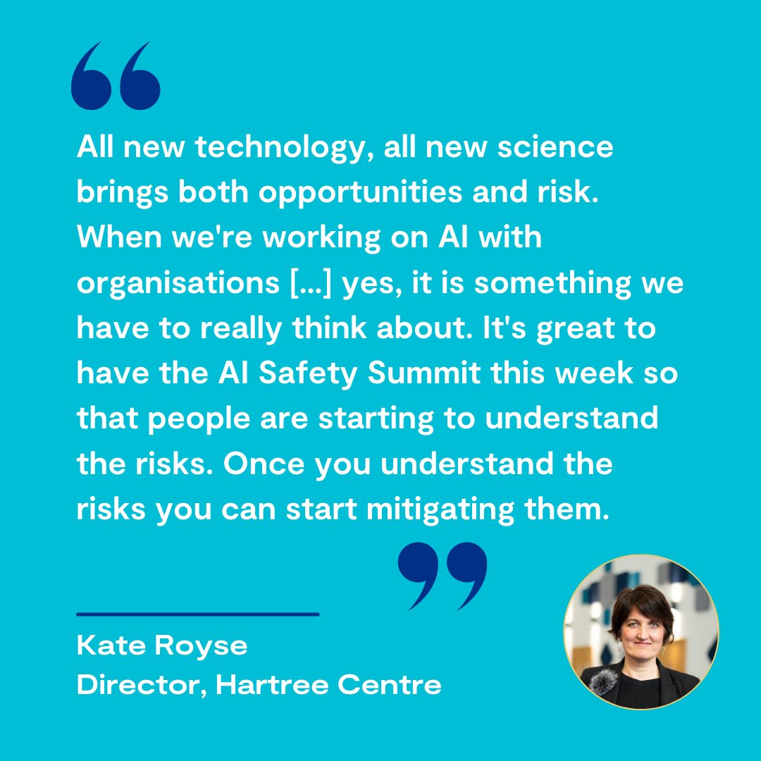 Did you catch our Director Kate Royse talking about the future of AI on Radio 5 Live today? 

Listen now to the Adrian Chiles show at 01:19:40: orlo.uk/8rtv1

#AISafetySummit #AI #ResponsibleAI <a href="/bbc5live/">BBC Radio 5 Live</a> <a href="/STFC_Matters/">Science and Technology Facilities Council</a>