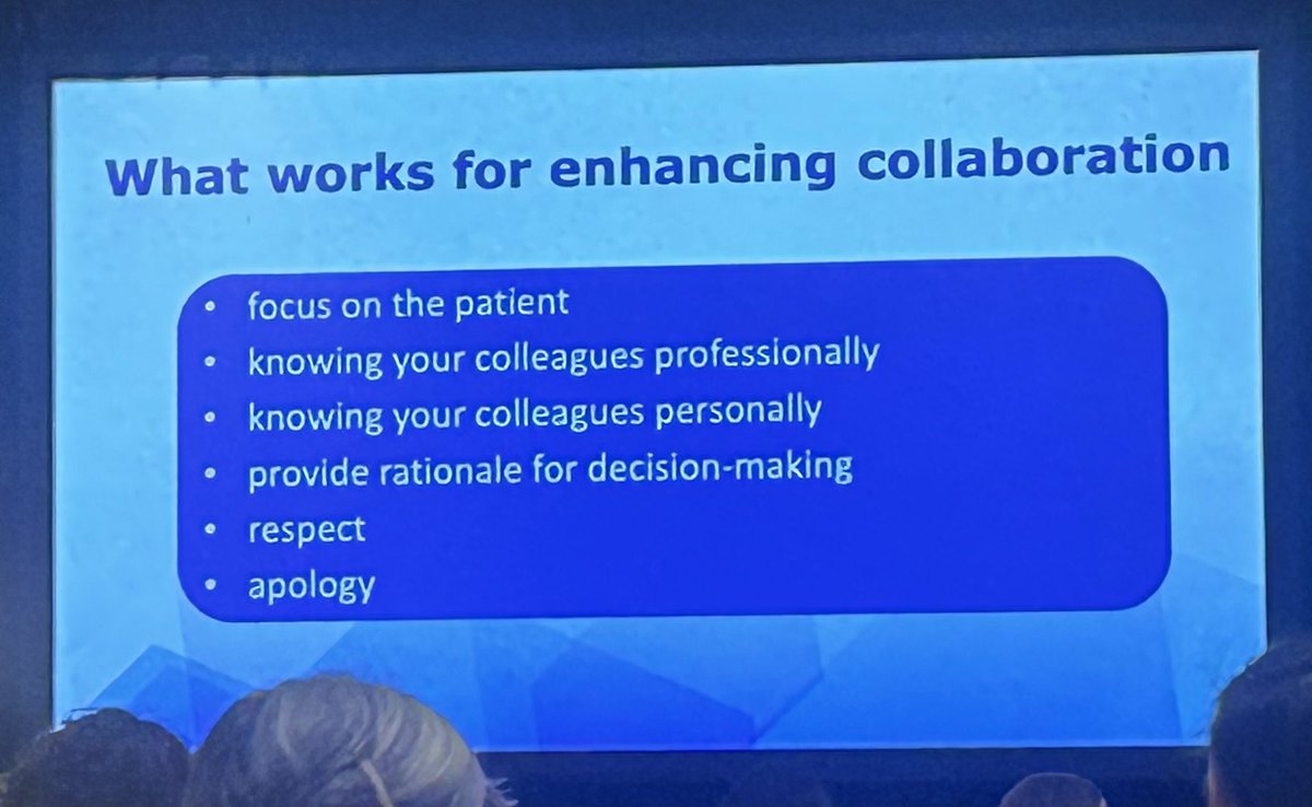 Great talk by Dr Jeffrey Cooper about the importance of Interprofessional Collaboration #sea23fall 
✅ avoid stereotypes
✅ be curious 
✅ leverage simulation 
✅ be collaborative
✅ communicate