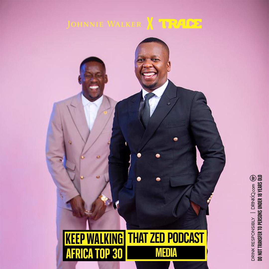 Zambia KU CHALO, again...!!! We are so thrilled to share some incredible news with you! We are honored to be selected as one of the Top 30 African creatives and visionaries by @traceafrikatv and Johnny Walker. 

Thanks to all our fans for the support.

#AwardWinningPodcast