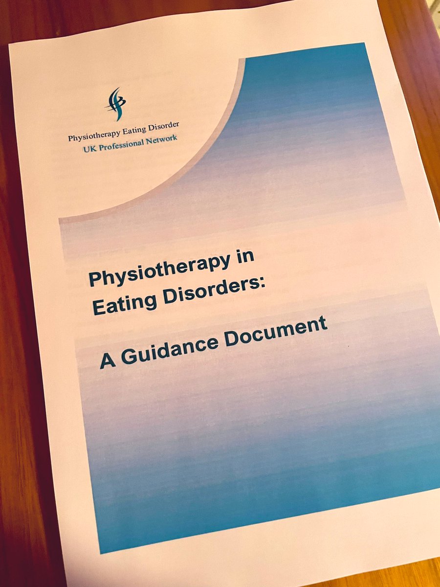 Kate Brown (@katebro88080231) on Twitter photo It’s been an incredible journey working on this with some amazing, passionate colleagues. We’re finally done!
Our hope is to help guide physiotherapy practise & ⬆️ recognition of our role in eating disorder
<a href="/thecsp/">Chartered Society of Physiotherapy (CSP)</a> <a href="/PhysiosinMH/">Chartered Physiotherapists in Mental Health</a> <a href="/rcpsychEDFac/">RCPsych Eating Disorders Faculty</a>
Link: cpmh.csp.org.uk/content/physio… It’s been an incredible journey working on this with some amazing, passionate colleagues. We’re finally done!
Our hope is to help guide physiotherapy practise & ⬆️ recognition of our role in eating disorder
<a href="/thecsp/">Chartered Society of Physiotherapy (CSP)</a> <a href="/PhysiosinMH/">Chartered Physiotherapists in Mental Health</a> <a href="/rcpsychEDFac/">RCPsych Eating Disorders Faculty</a>
Link: cpmh.csp.org.uk/content/physio…