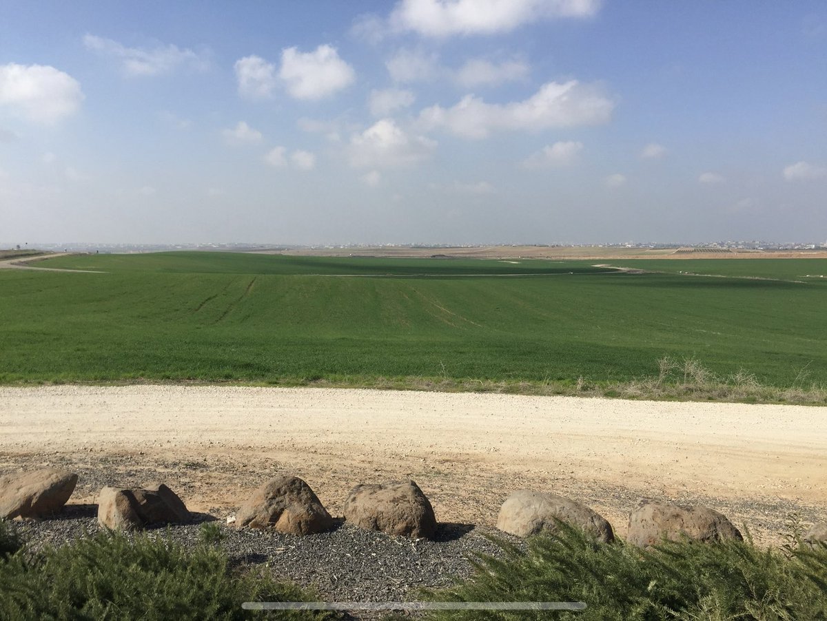 HamNCheddar's tweet image. In January of 2017, I snapped this photo.  I don’t know why I snapped it at the time, but something in my brain told me to save this image.  I stood there, looking at the view across a beautiful meadow at what my tour guides described as “the enemy”.  I remember feeling confused.…