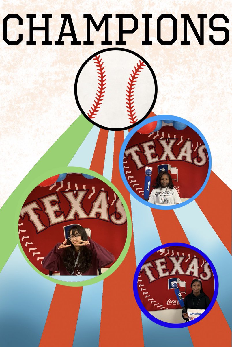 MissBeacham's tweet photo. Congratulations Texas Rangers!  #BobcatsLoveTheRangers #WentAndTookIt @TravisMSBobcats https://t.co/xwmicwGqMY