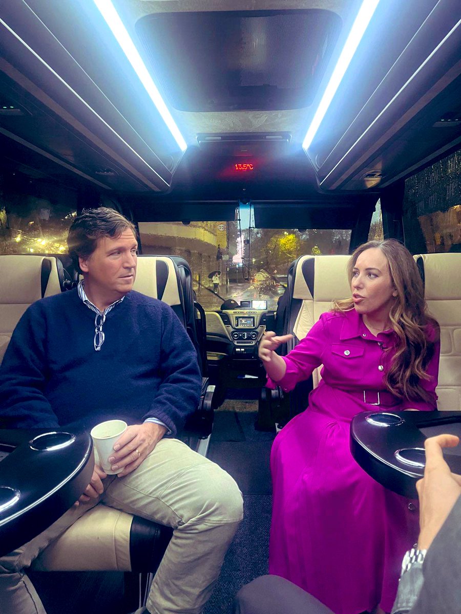.<a href="/TuckerCarlson/">Tucker Carlson</a> and I on our way to visit Julian in Belmarsh high security prison this morning.

#FreeAssangeNOW  #Assange 

 <a href="/TheLexiCiccone/">Lexi Ciccone</a>