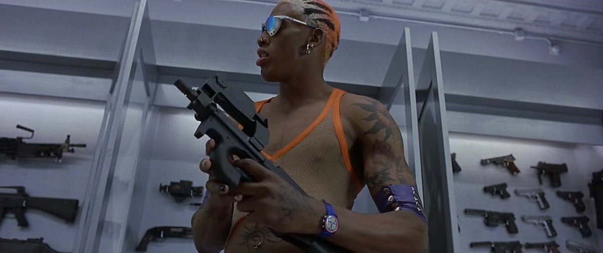 tomgorls's tweet photo. dennis rodman in double team (1997) https://t.co/Prjt4mni6e