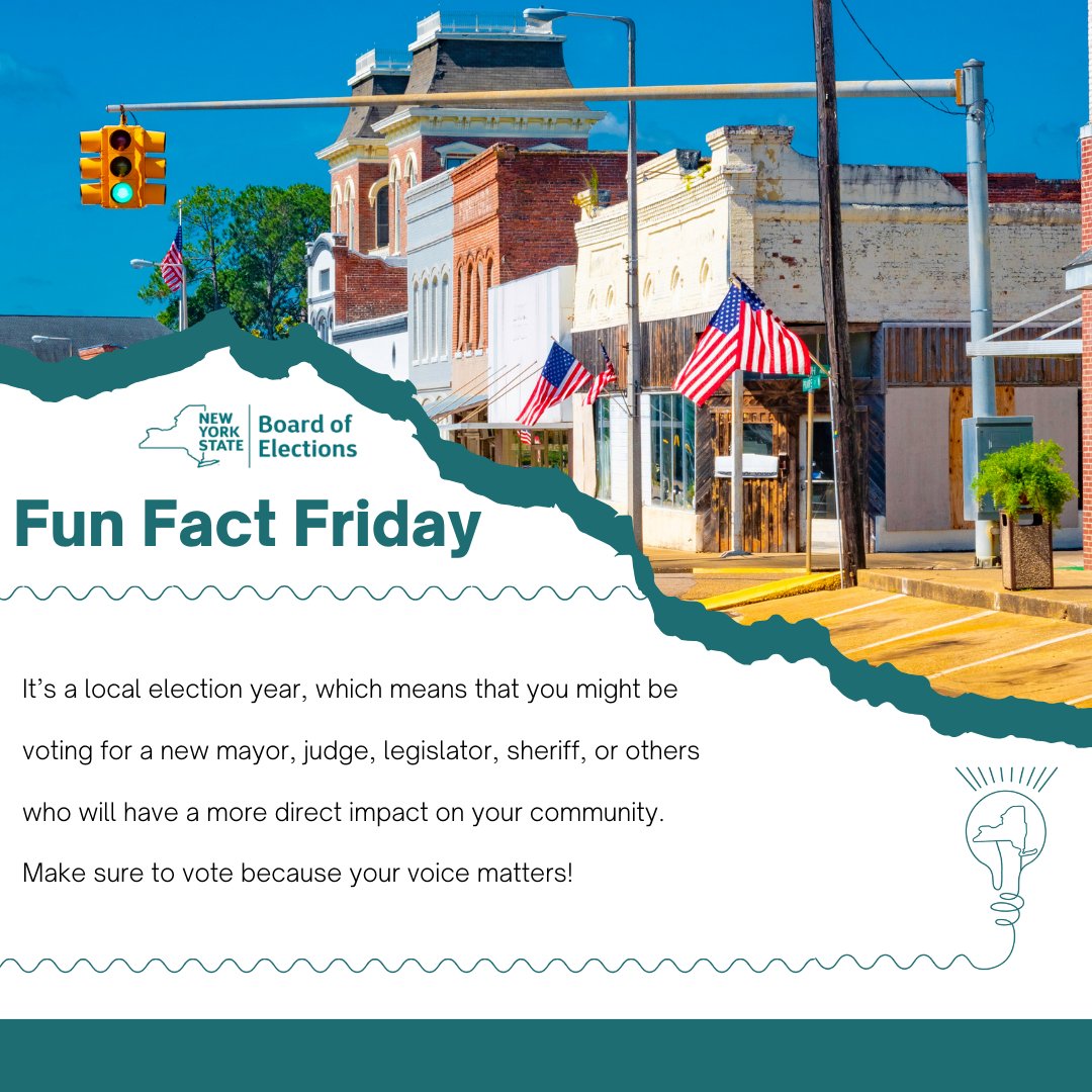 Your community is counting on you! Local election cycles contain some of the most important races. Local elections often affect you the most! So, make sure you head to your local polling place November 7th and vote!