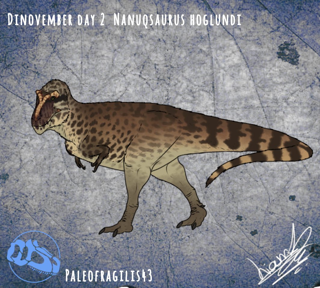 #dinovember day 2 , #nanuqsaurus!!!