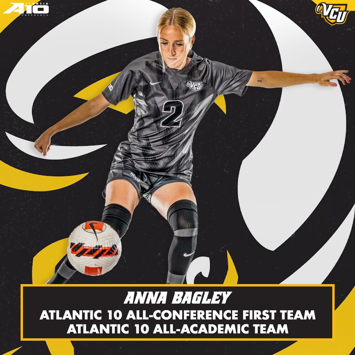 👏👏👏

After a season as one of the top distributors in the nation, Anna Bagley has earned both <a href="/atlantic10/">Atlantic 10 Conference</a> All-Conference first team and <a href="/atlantic10/">Atlantic 10 Conference</a> All-Academic honors!!

📰 bit.ly/3QK6Zhj

#LetsGoVCU