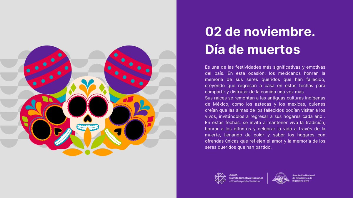 ANEICmx's tweet photo. 02 de noviembre 
Día de muertos 
#DiaDeLosMuertos https://t.co/dtCqCSOARk