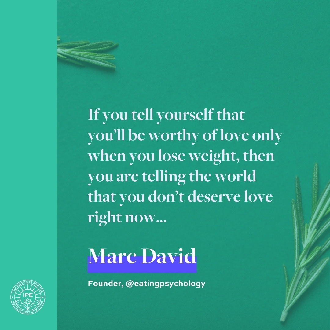 Psych_of_Eating's tweet photo. So many of us wait to find love until we’ve reached our ideal body weight, which can steal the joy we could otherwise find in a significant other. 

Tune into this week’s podcast to explore why it’s time to stop waiting for #weightloss to find love.

🔗https://t.co/8twPbd7T7L https://t.co/IHjtU9Cogj