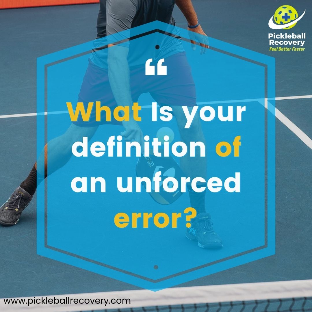 PickleballRecov's tweet photo. What Is your definition of an unforced error?

#pickleballers #motivation #success #business #bussinessquotes #motivationalquotes #Tips #Trick
#healthyliving #pickleballrecovery #health #pickleballs #pickleballplayer #pickleballlife #pickleballlifestyle 
#pickleballforlife https://t.co/H9xiWdteJa
