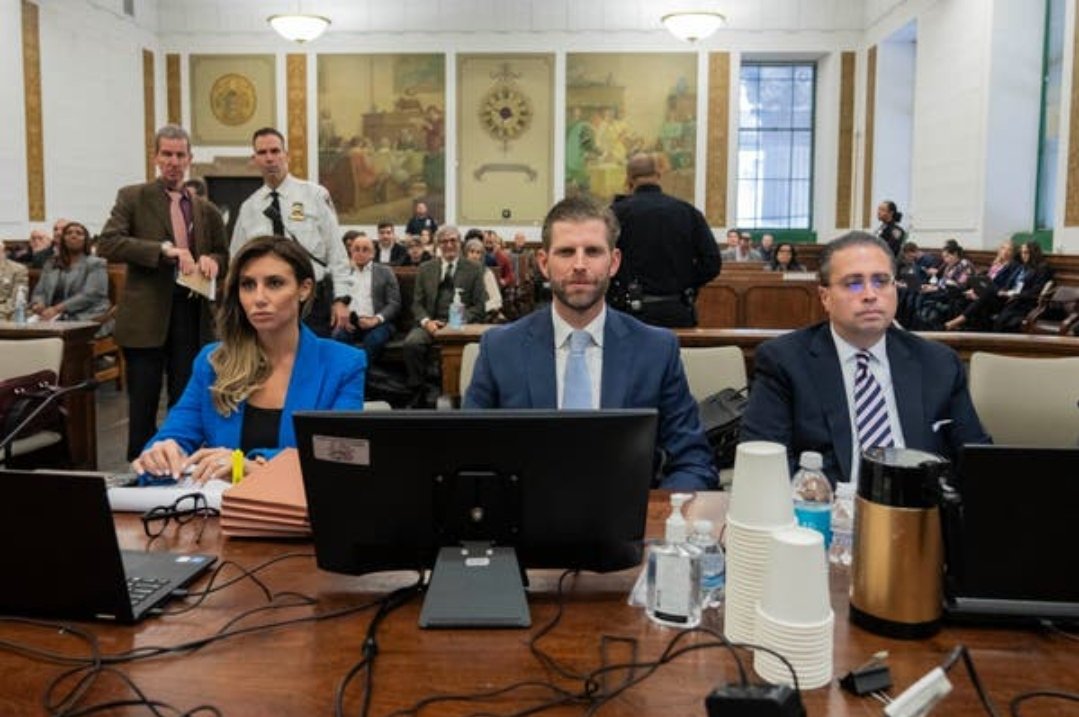 simonateba's tweet photo. BREAKING: Trump explodes as Eric Trump (@EricTrump) testifies, says he's saddened to see his sons being PERSECUTED in a political Witch Hunt, calls it a Disgrace. 

He writes, "So sad to see my sons being PERSECUTED in a political Witch Hunt by this out of control, publicity seeking, New York State Judge, on a case that should have NEVER been brought. Legal Scholars Scream Disgrace! My $WORTH is far GREATER than on Financial Statements, plus they contain a full DISCLAIMER CLAUSE telling readers of this information to do their own due diligence and analysis. ALSO, their Star Witness admitted on the stand that he LIED, a big story not covered by the press. Banks and Insurance Companies made money, not even a minor default, and there were NO VICTIMS, except for the people getting mugged and murdered on the sidewalks of New York while our Corrupt Attorney General sits on her ass in Court all day watching the Trump family be abused by a Trump Hating Judge that said a Billion Dollar house is only worth $18,000,000 Million Dollars!!!"