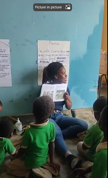 TMentorsAbroad's tweet photo. So excited to see the mentor text from @TheDREAMProject ,which we used this summer during our workshops, being used in  DR classrooms with students. https://t.co/NYWtNvEroV