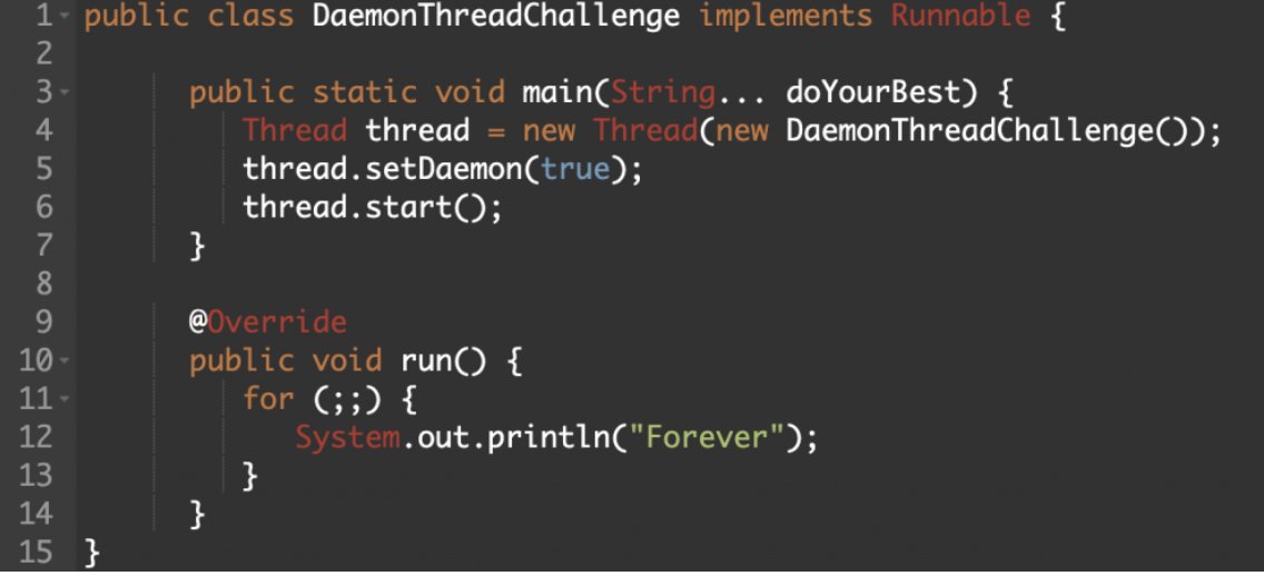 RafaDelNero's tweet image. Wondering about the main Thread and daemon Threads? Explore the world of daemon Threads in Java with our Java Challenge! 🧐💻
🔗 Test your knowledge: bitly.ws/QV8p
#Java #JavaThreads #DaemonThread #JavaChallenge #CodeLearning