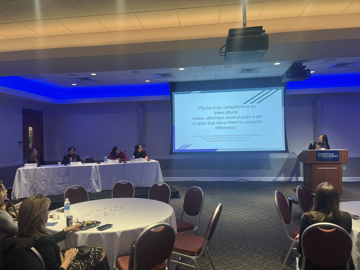 adameckart's tweet photo. Session 4 at the New England Legal Wring Conference @Suffolk_Law: Fostering a Global Perspective in Legal Practice, moderated by @SuffolkLPS Prof. Rosa Kim. #LPS50 #NEConf https://t.co/kcuEdNAUnZ