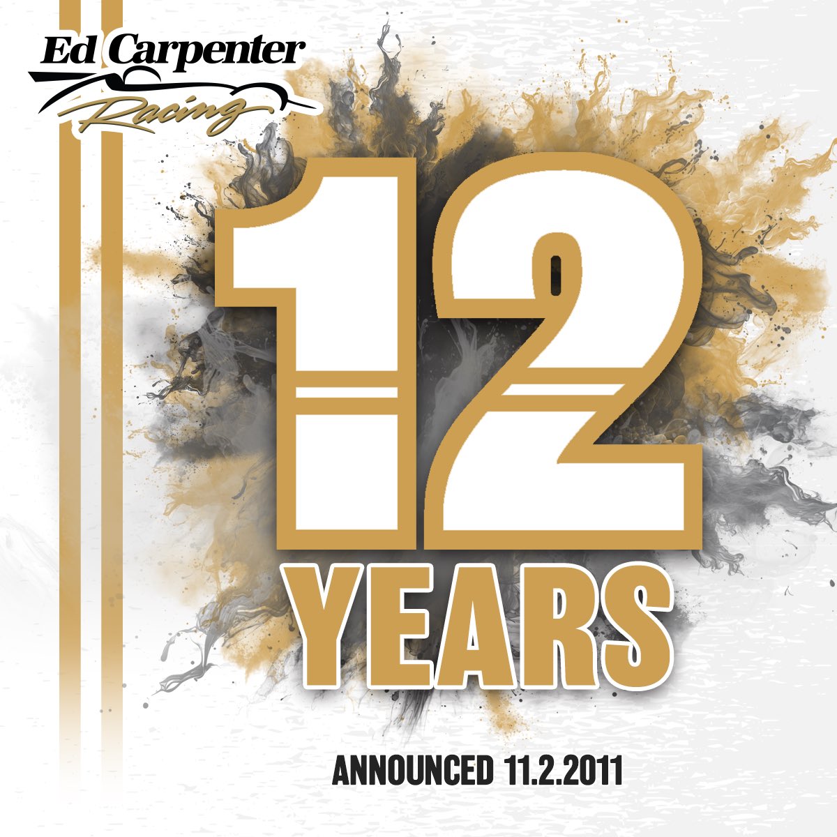 Celebrating our first dozen years today! 🎉

On November 2, 2011, <a href="/edcarpenter20/">Ed Carpenter</a> announced a new <a href="/IndyCar/">NTT INDYCAR SERIES</a> team - Ed Carpenter Racing.

We can’t wait to get back on track &amp; see what we can accomplish next! 🏁