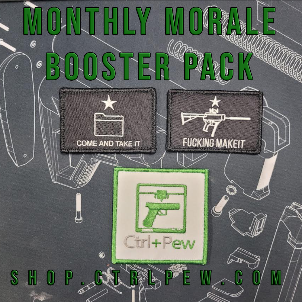 CtrlPew2's tweet image. 🚀 Elevate your morale this November with our exclusive Monthly Morale Booster Bundle! 💥 Get 3 powerful patches at a discounted price: Come &amp;amp; Take It, Fucking Make It, and Ctrl+Pew. 🔥 Grab yours today! 💪 #MoraleBooster #NovemberBundle