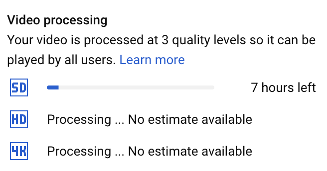 MBommeli's tweet image. that will take some time 🤣

#youtube #youtubeupload #youtubevideoprocessing